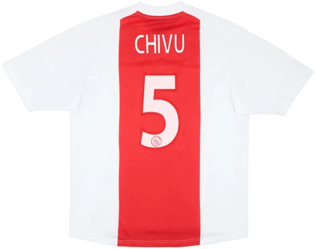 2002-04 Ajax Home Shirt Chivu #5 - 7/10 - (L)