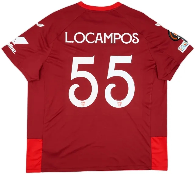2022-23 Sevilla Away Shirt L. Ocampos #55 - 6/10 - (3XL)