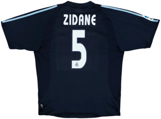 2003-04 Real Madrid Away Shirt Zidane #5 - 5/10 - (M)