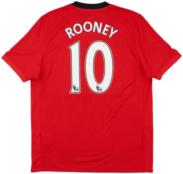 2009-10 Manchester United Home Shirt Rooney #10 - 10/10 - (M)