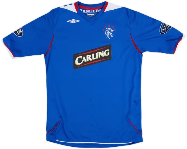 Umbro Rangers Boys SS Home Shirt 2006/07
