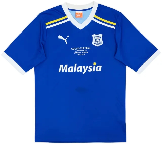 2011-12 Cardiff 'Carling Cup Final' Home Shirt - 6/10 - (M)