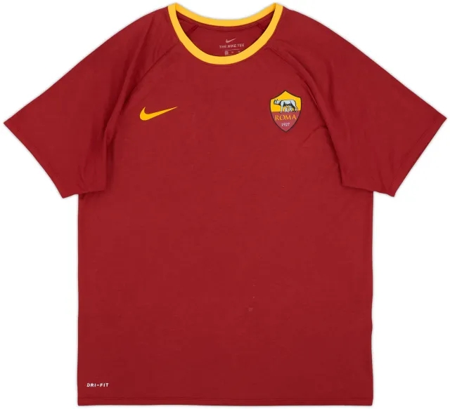 2017-18 Roma Nike Cotton Tee - 6/10 - (XL)