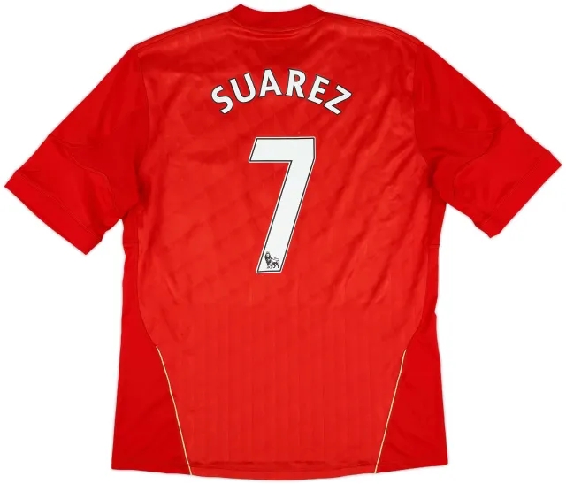 2010-12 Liverpool Home Shirt Suarez #7 - 6/10 - (L)