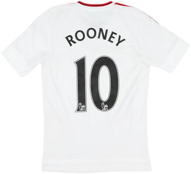 2015-16 Manchester United Away Shirt Rooney #10 - 7/10 - (XS)