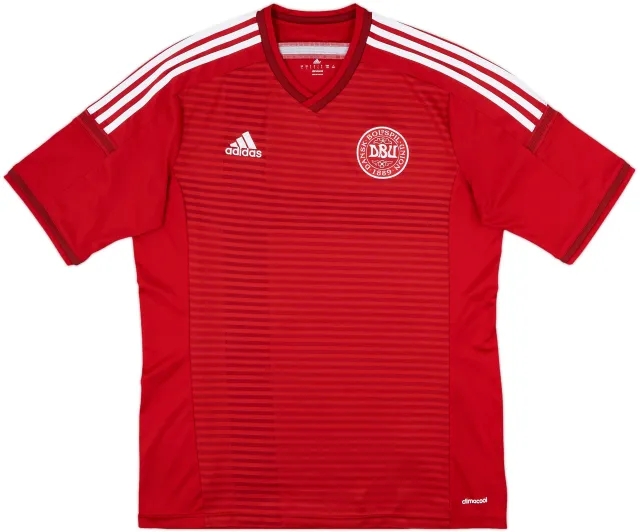 adidas Denmark Mens SS Home Shirt 2014