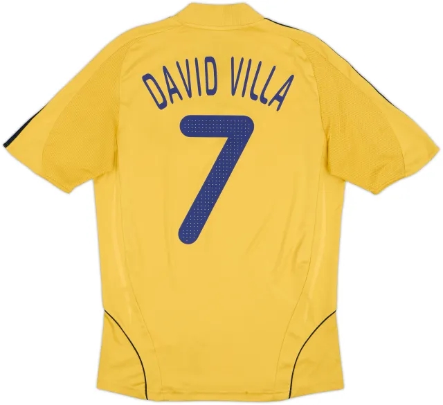 2008-10 Spain Away Shirt David Villa #7 - 8/10 - (S)