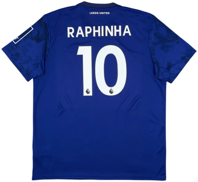 2021-22 Leeds United Away Shirt Raphinha #10 - 9/10 - (XL)