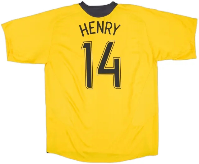 2006-07 Arsenal Away Shirt Henry #14 - 7/10 - (XL)
