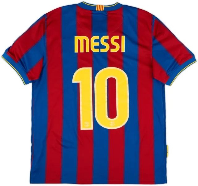 2009-10 Barcelona Home Shirt Messi #10 - 7/10 - (M)