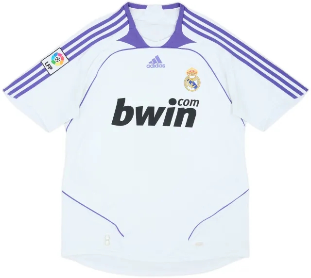 2007-08 Real Madrid Home Shirt - 7/10 - (M)