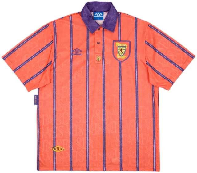 Umbro Scotland Mens SS Away Shirt 1993