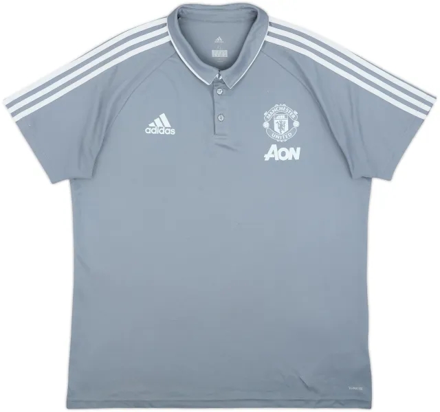 2017-18 Manchester United adidas Polo Shirt - 6/10 - (XL)