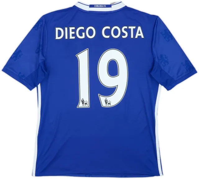 2016-17 Chelsea Home Shirt Diego Costa #19 - 7/10 - (XL.Boys)
