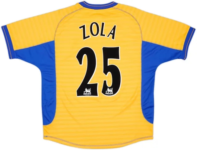 2000-01 Chelsea Away Shirt Zola #25 - 10/10 - (M)