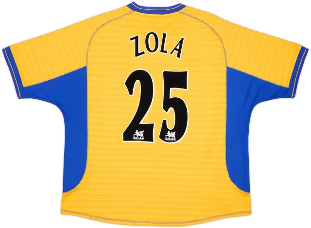 2000-01 Chelsea Away Shirt Zola #25 - 8/10 - (XXL)