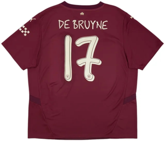 2024-25 Manchester City Third Shirt De Bruyne #17 - 6/10 - (XXL)