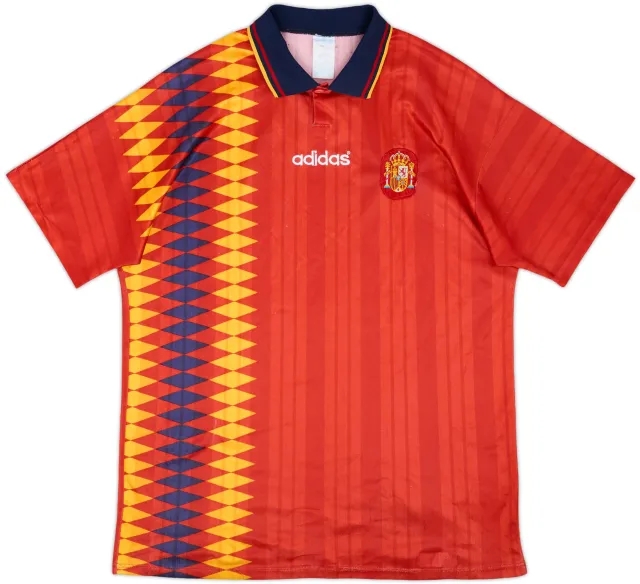 1994-96 Spain Home Shirt - 8/10 - (L)