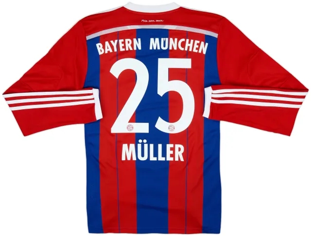adidas Bayern Munich Mens LS Home Shirt 2014/15