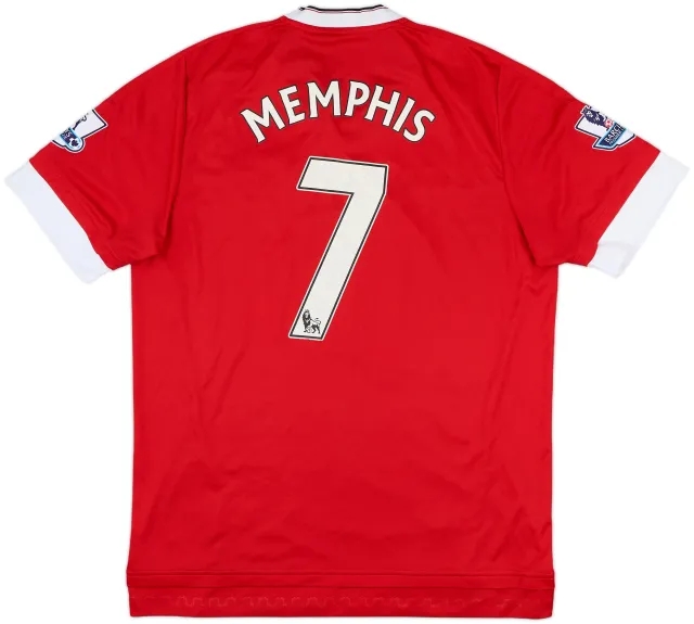2015-16 Manchester United Home Shirt Memphis #7 - 6/10 - (L)