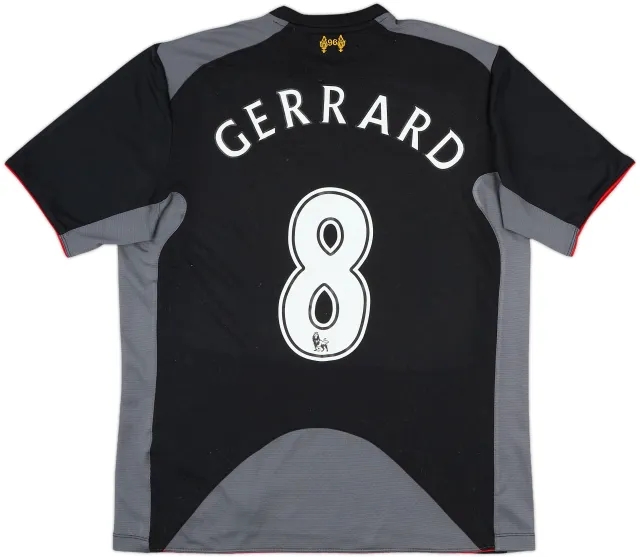 2012-13 Liverpool Away Shirt Gerrard #8 - 7/10 - (L)