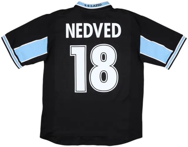 1998-99 Lazio Away Shirt Nedved #18 - 6/10 - (S)