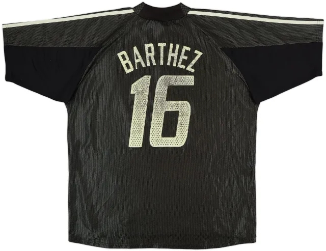 adidas France Mens SS Goalkeeper Home Shirt 2002