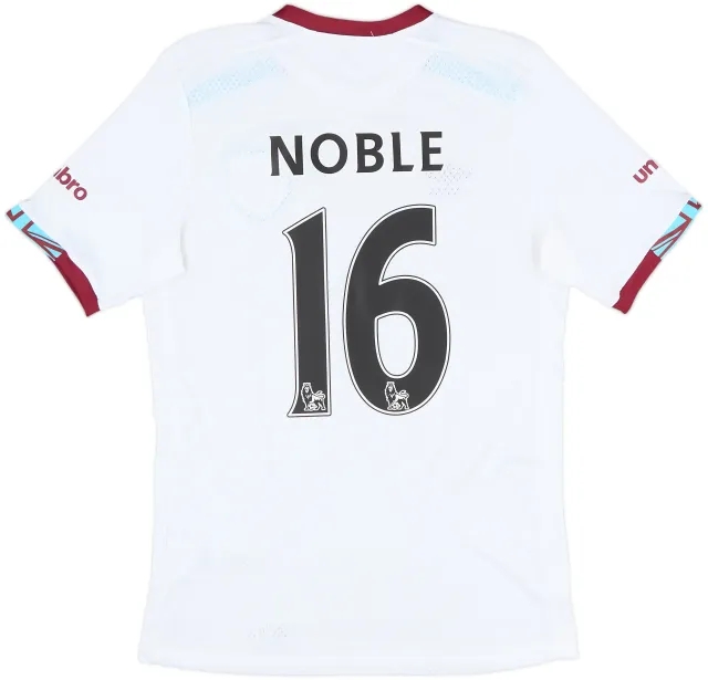 2016-17 West Ham Away Shirt Noble #16 - 9/10 - (S)