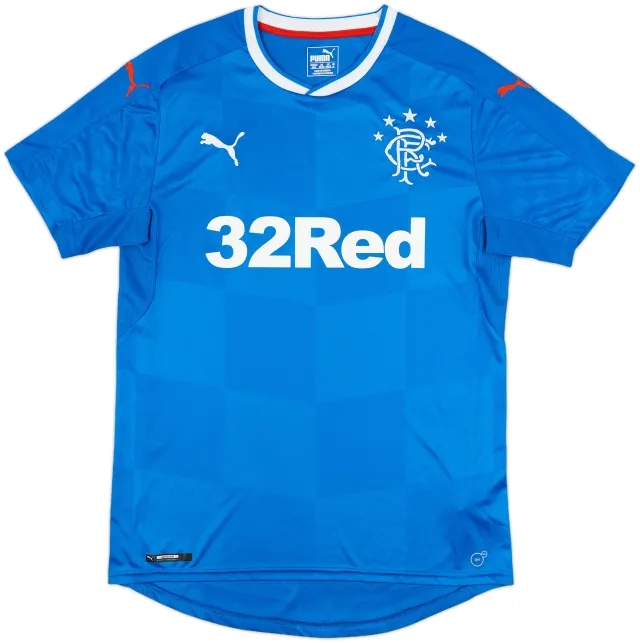2016-18 Rangers Home Shirt - 9/10 - (M)