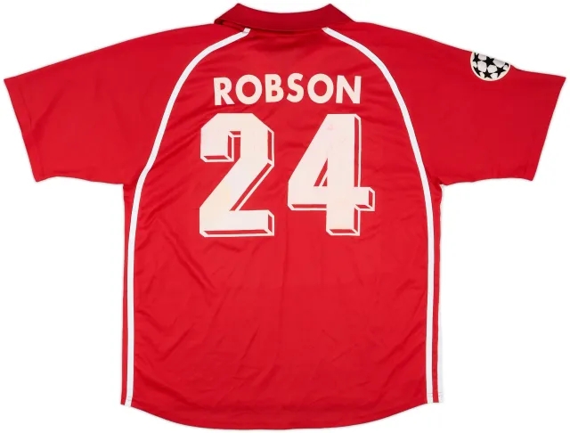 2001 Spartak Moscow Match Issue Champions League Home Shirt Robson #24