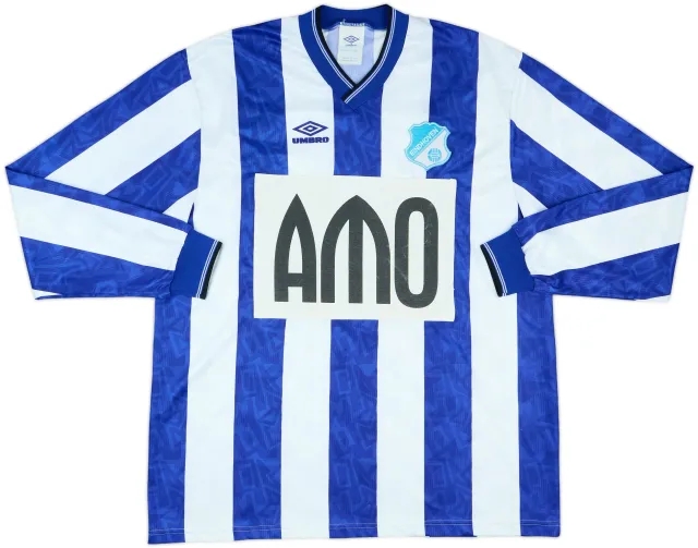 1993-94 FC Eindhoven Match Issue Home L/S Shirt #10