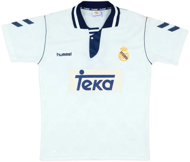 1992-93 Real Madrid Match Issue Home Shirt #8