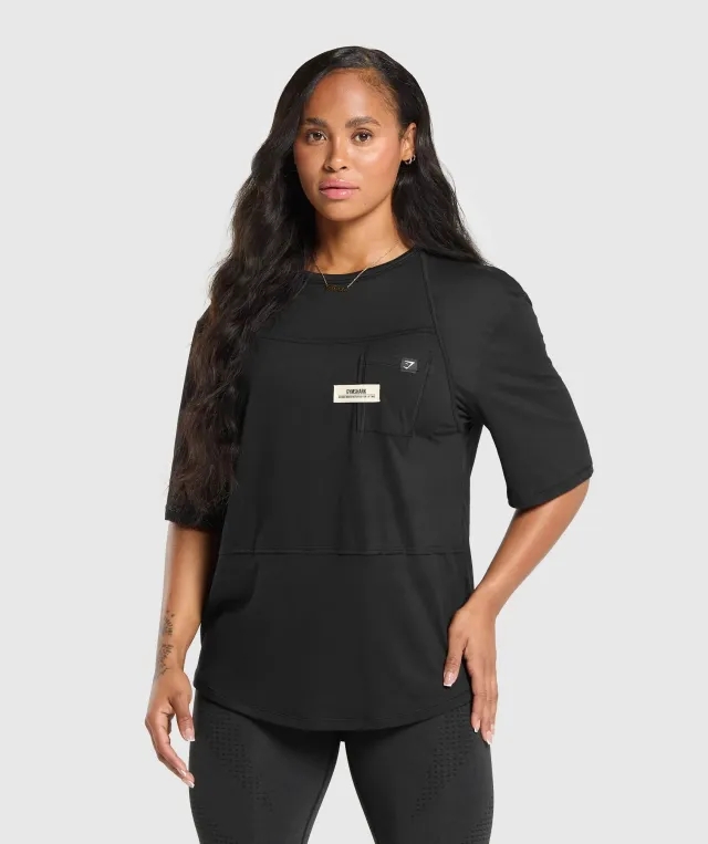  Superset Oversized T-Shirt - Black