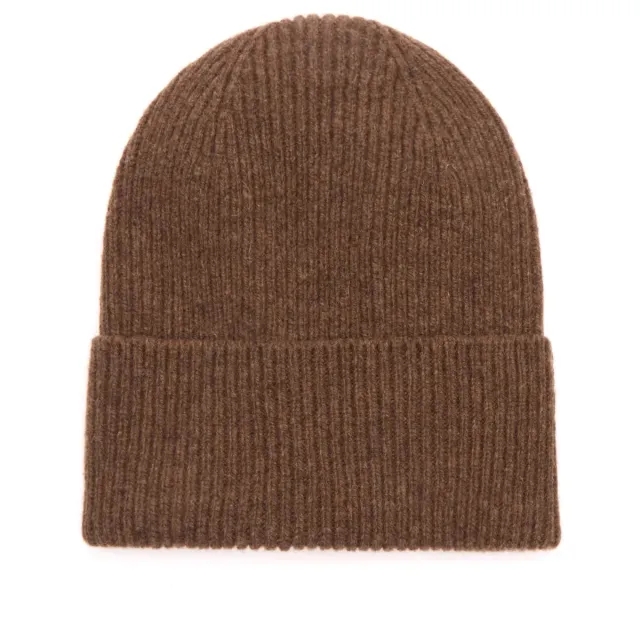 Baserange Women's Mea Merino Wool Beanie Burel Brown