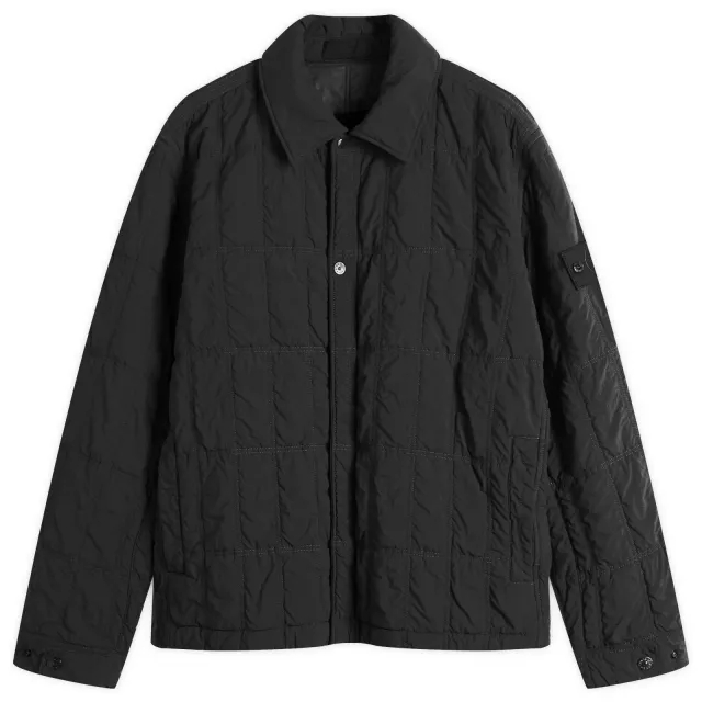 Stone Island Men's Ghost Nylon Smerigliato PrimaLoft Jacket Black