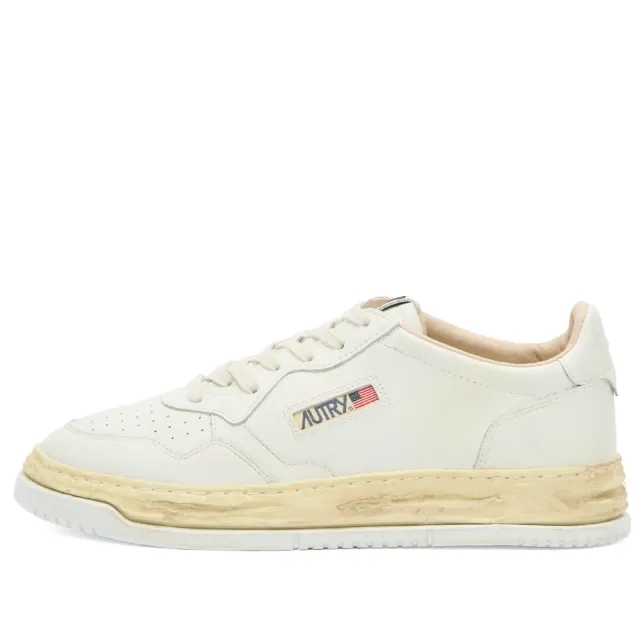 Autry Men's x Mihara Yasuhiro Super Vintage Medalist Low White