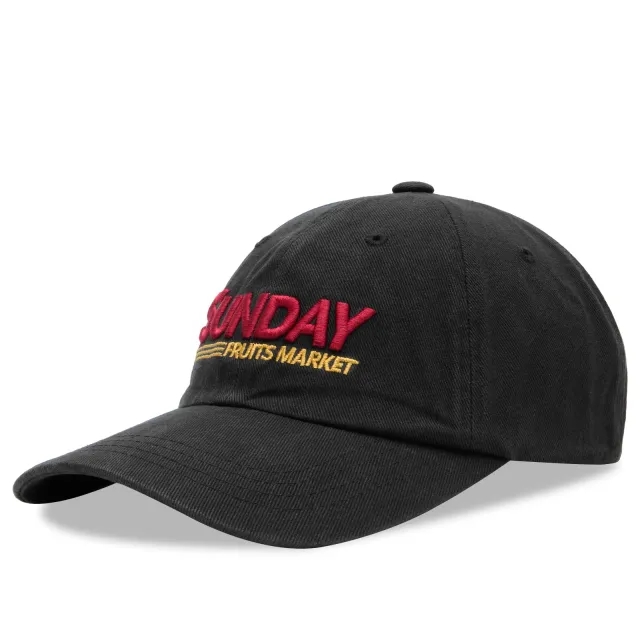 SUNDAYFRUITMARKET Women's Sunday Washed Cap Black