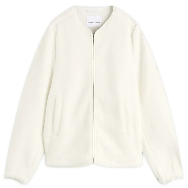 Samsøe Samsøe Women's Saautumn Fleece Jacket Clear Cream
