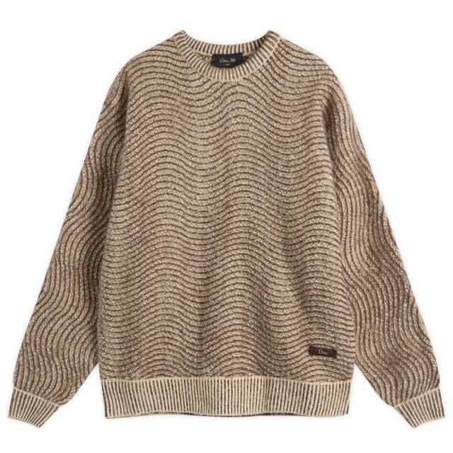 Dime Men's Mohair Wave Knit Camel