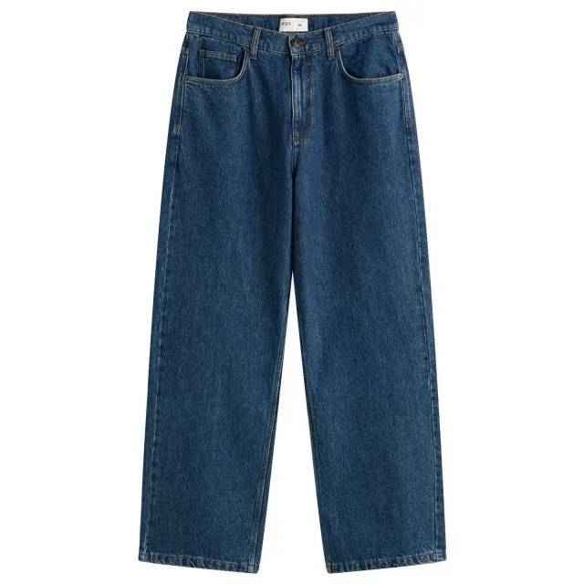 Wax London Men's Felix Loose Fit Jean 90S Blue Wash