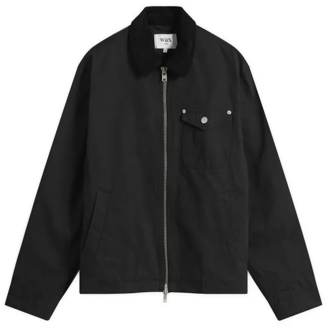Wax London Men's Mason Canvas Jacket Black