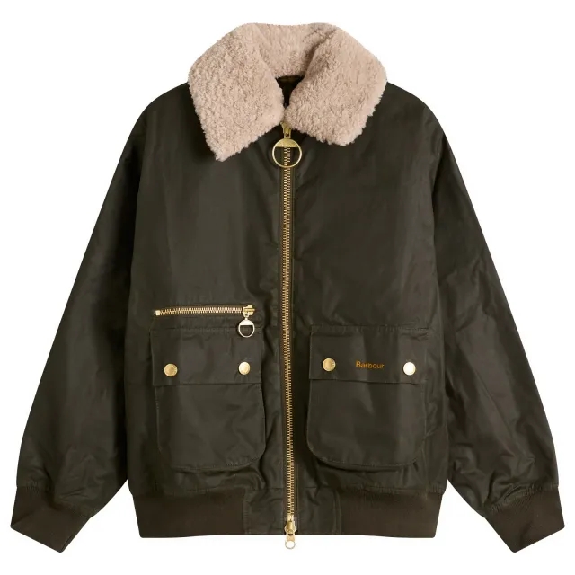 Barbour Women's Maxine Wax Jacket Archive Olive