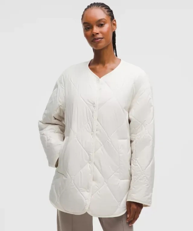 lululemon – Women's Quilted Insulated Liner Jacket – Color White – Size 2XS