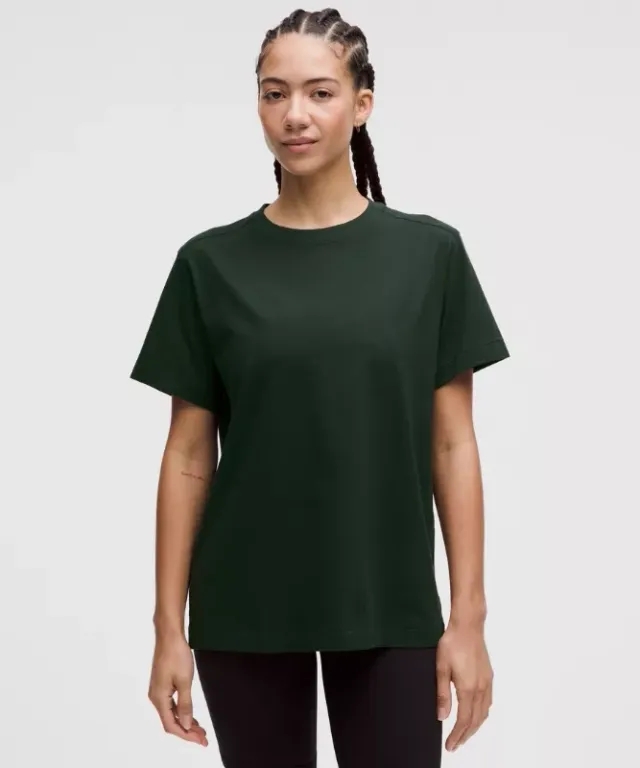 lululemon – Women's All Yours Organic Crewneck T-Shirt – Color Green – Size 3XS