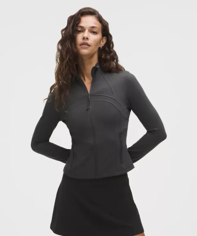 lululemon – Women's Define Cropped Jacket Nulu – Color Grey – Size 0