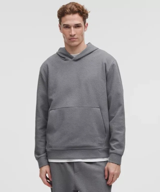 lululemon – Men's Textured Spacer Hoodie – Color Grey – Size 2XL