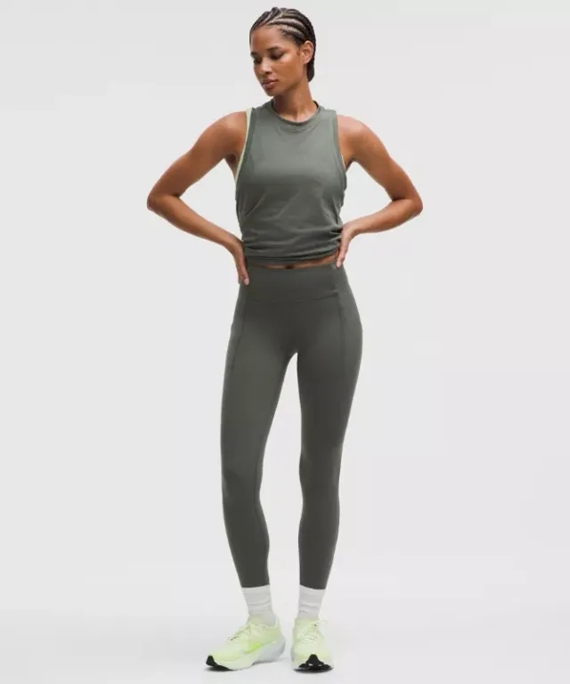lululemon – Women's Swift Speed High-Rise Tight Leggings – 25" – Color Green – Size 12