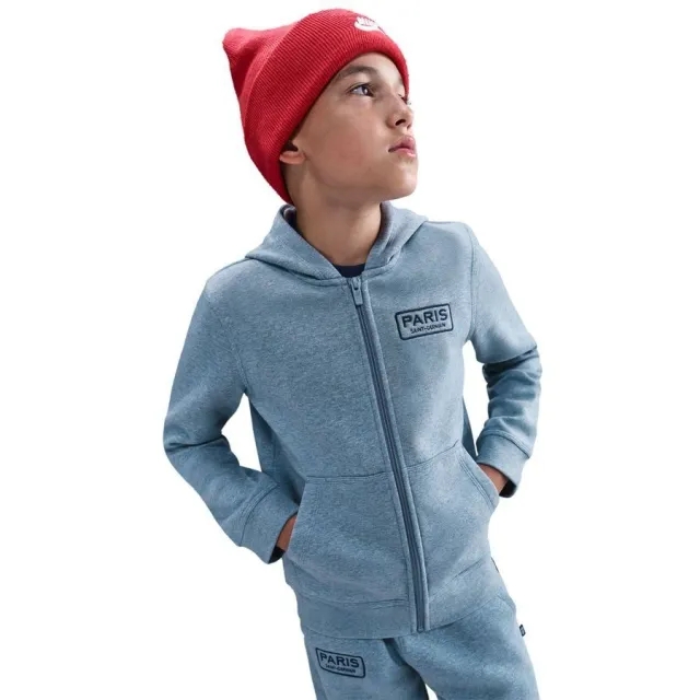 PSG Nike NSW Club Zipped Jacket - Slate - Kids