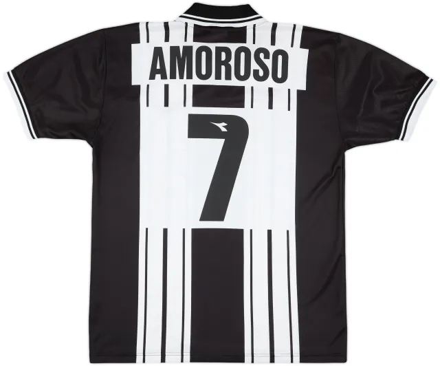 1998-99 Udinese European Home Shirt Amoroso #7 - 8/10 - (XL)