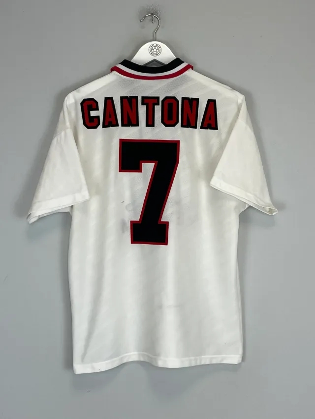 1996/97 MANCHESTER UNITED CANTONA #7 AWAY SHIRT (M) UMBRO | CULT KITS